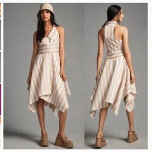 Anthropologie - Maeve Asymmetrical Wrap Shirt Dress NWOT size 4